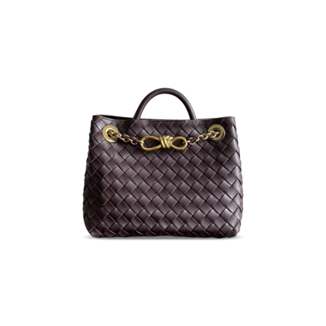BOTTEGA VENETA SMALL ANDIAMO CHAIN 786008 (25*20*10cm)